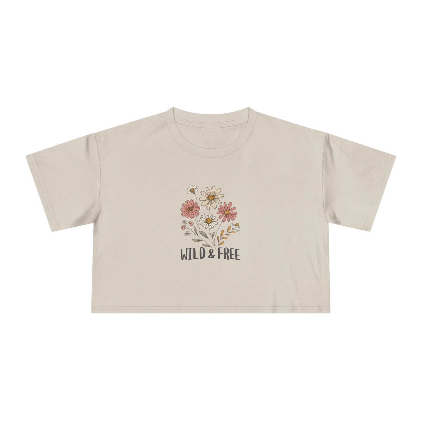 Women’s Wild & Free Floral Crop Tee