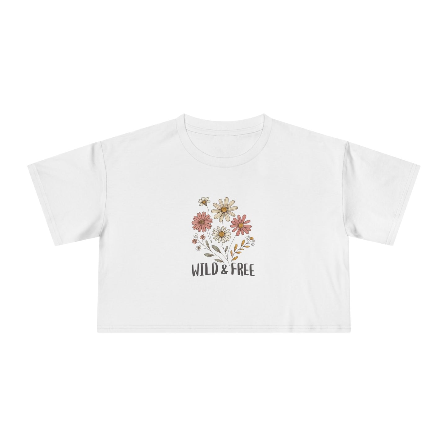 Women’s Wild & Free Floral Crop Tee