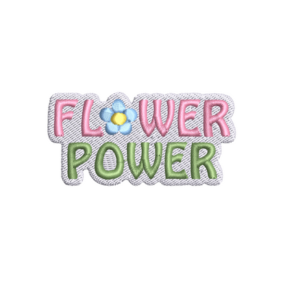 Flower Power Embroidered Sweatshirt