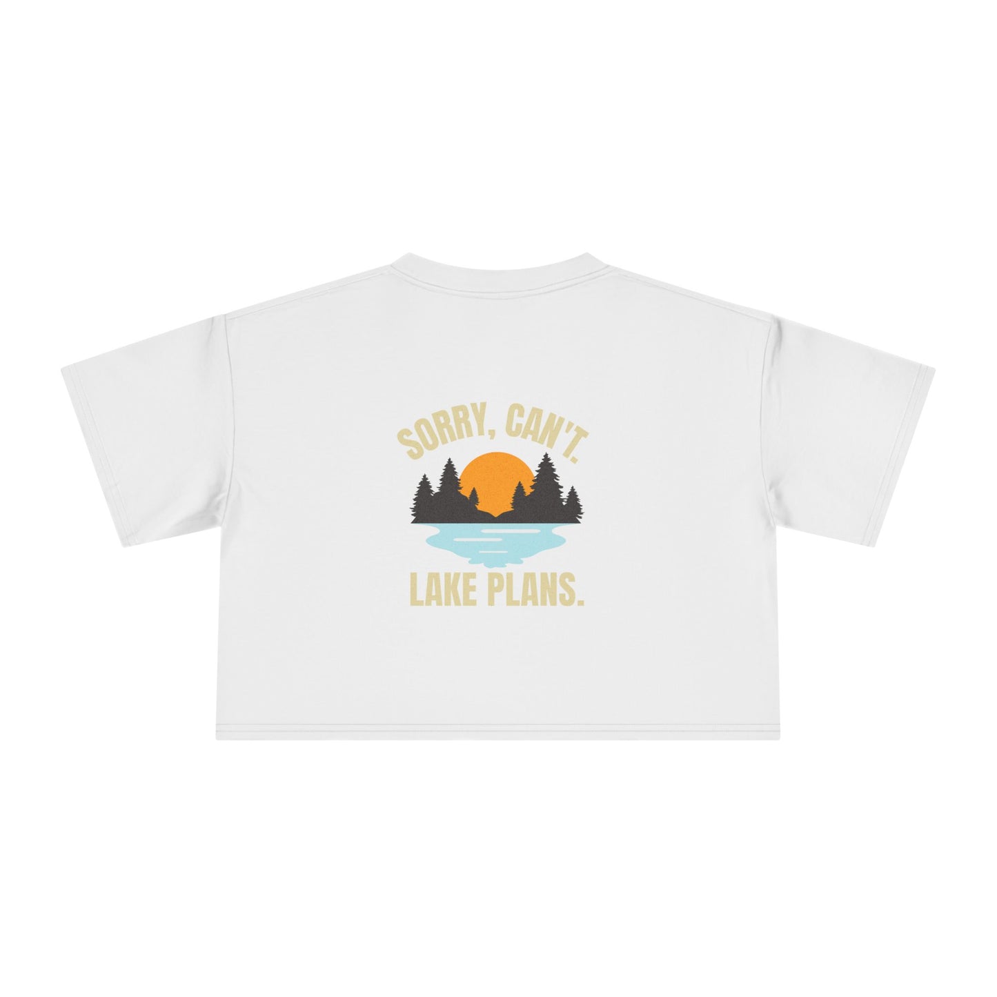 Lake Plans Womens Crop T-Shirt