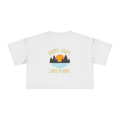 Lake Plans Womens Crop T-Shirt
