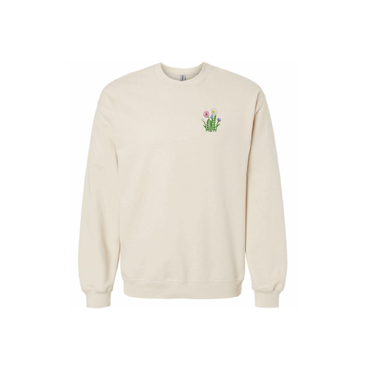 Wildflower Embroidered Sweatshirt