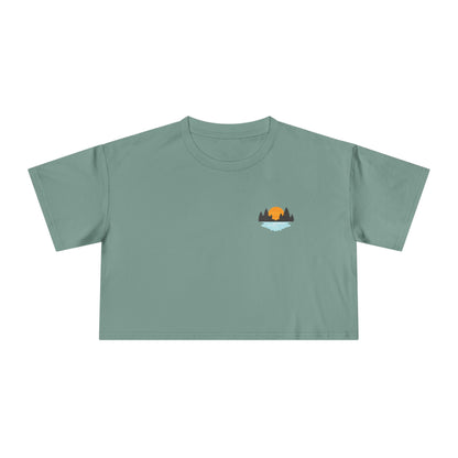 Lake Plans Womens Crop T-Shirt