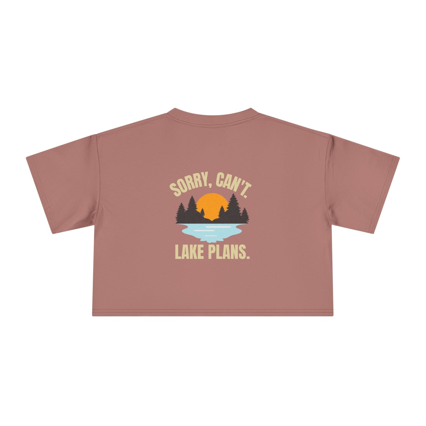 Lake Plans Womens Crop T-Shirt