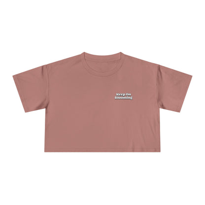 Keep On Blooming Women's Crop Tee