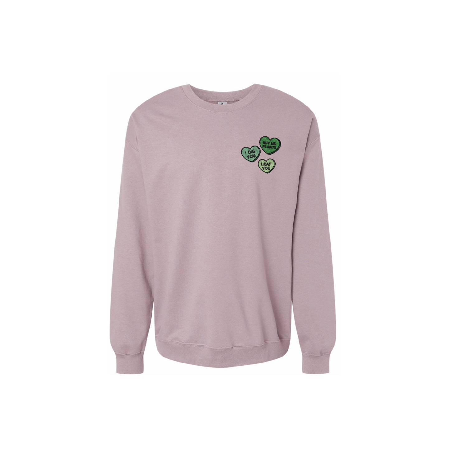 Plant Valentines Embroidered Sweatshirt