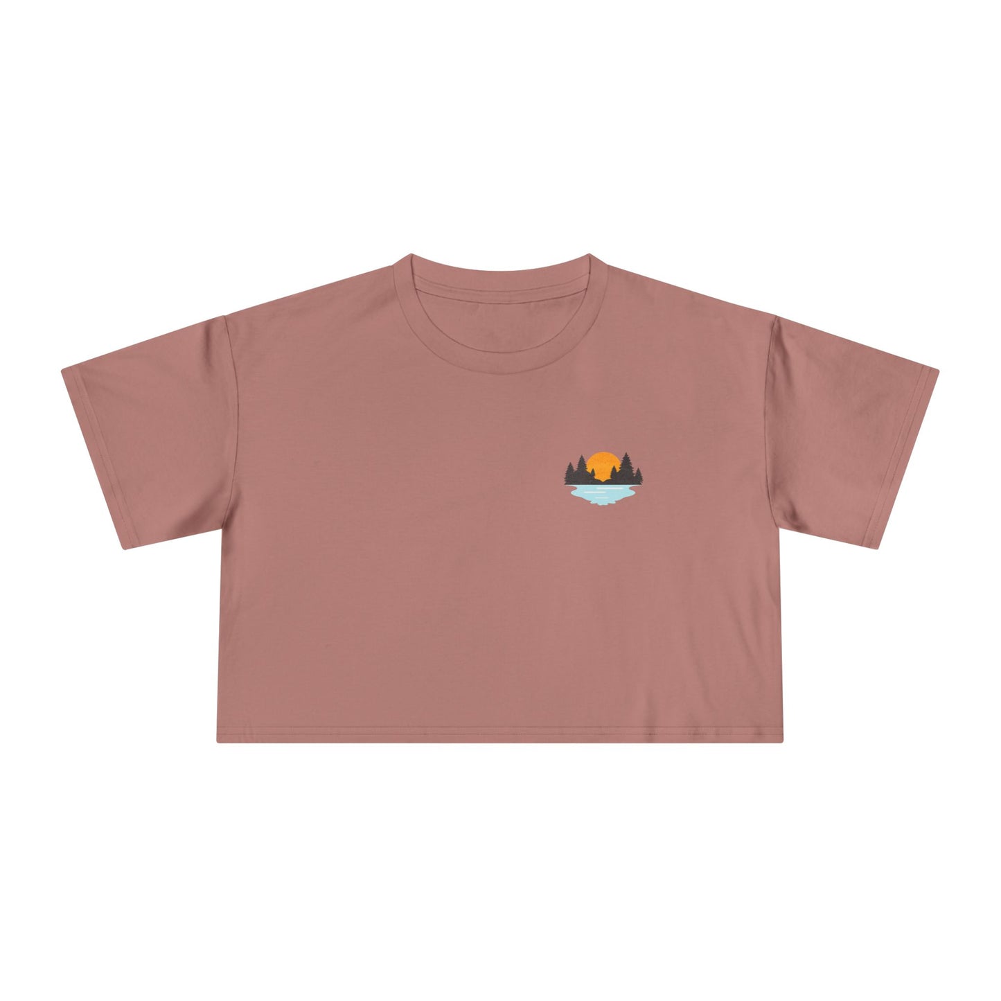 Lake Plans Womens Crop T-Shirt