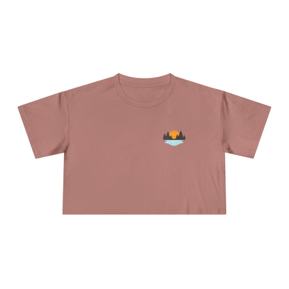 Lake Plans Womens Crop T-Shirt