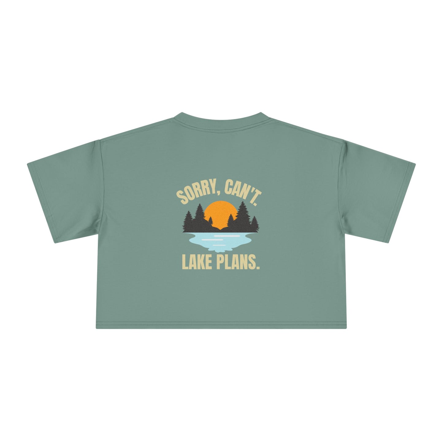 Lake Plans Womens Crop T-Shirt